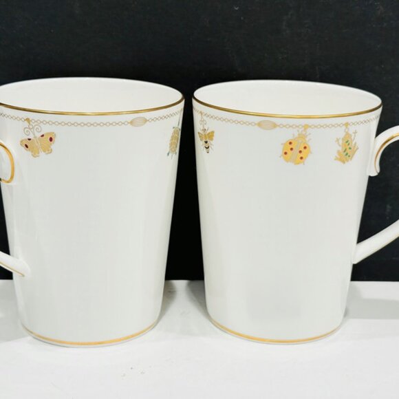 Pair of Monique Lhuillier "Charms" Mugs by Royal Doulton, Circa 2008 - Picture 2 of 11